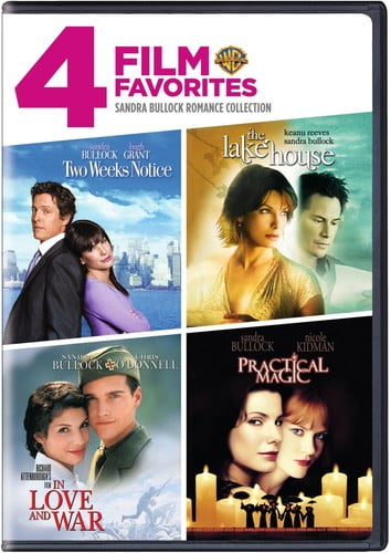 4 Film Favorites: Sandra Bullock (The Lake House/ Two Weeks Notice / Practical Magic / In Love and War)