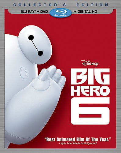 Big Hero 6  (Blu-ray + DVD + Digital HD)