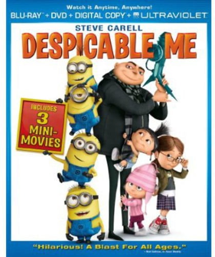 Despicable Me (Blu-ray Combo Pack (Blu-ray + DVD + Digital Copy + UltraViolet))