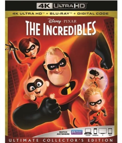 The INCREDIBLES 4K Ultra Blu Ray + Blu Ray + Digital Code [Blu-ray]