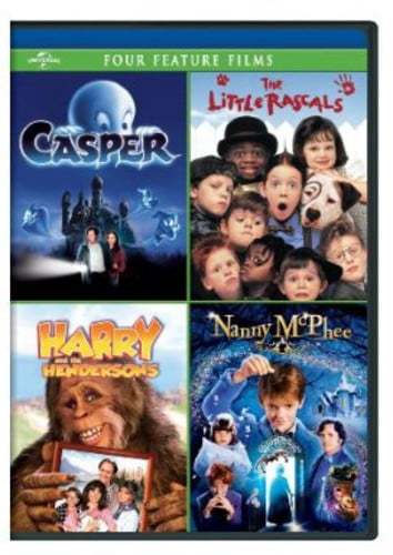 Casper / The Little Rascals / Harry and the Hendersons / Nanny McPhee Four Feature Films