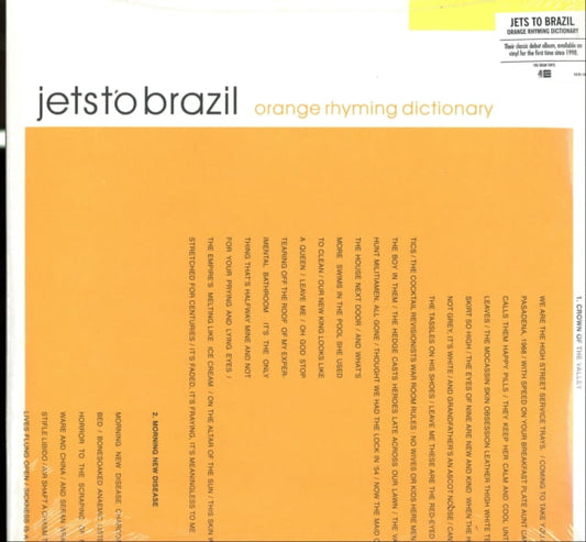 Orange Rhyming Dictionary (2 LP, 180 Gram)