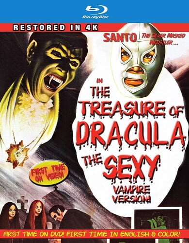 Santo In The Treasure Of Dracula: The Sexy Vampire Version 4k Restoration (In Color) [Blu-ray]