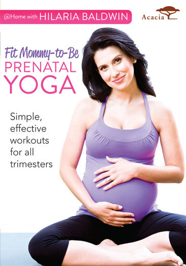 @ Home with Hilaria Baldwin: Fit Mommy-to-be Prenatal Yoga