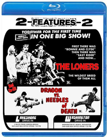 The Loners + Dragon Vs Needles Of Death (Drive-in Double Feature #7) [Blu-ray]
