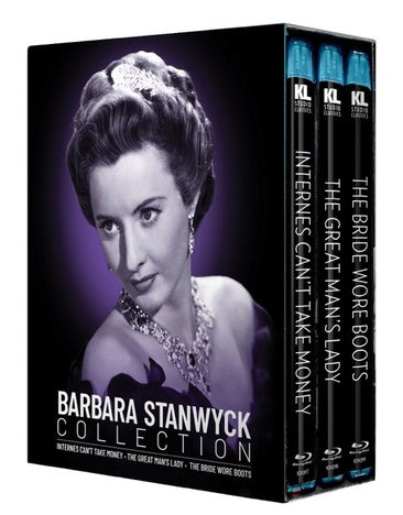 Barbara Stanwyck Collection [Internes Can't Take Money / The Great Man's Lady / The Bride Wore Boots] [Blu-ray]