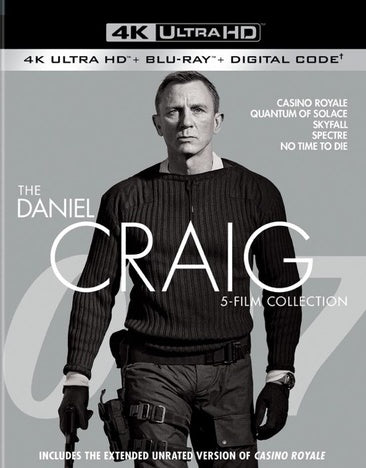 James Bond: The Daniel Craig 5-Film Collection (4K Ultra HD + Blu-ray + Digital) [4K UHD]