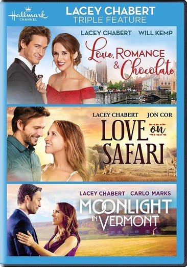 Lacey Chabert 3-Movie Collection (Love, Romance & Chocolate, Love on Safari, Moonlight In Vermont)