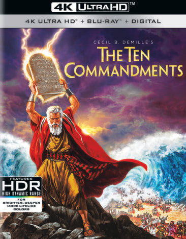 The Ten Commandments (4K UHD + Blu-ray + Digital)