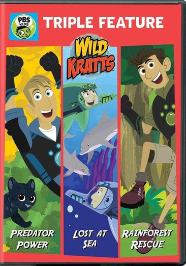Wild Kratts: Triple Feature: Predator Power, Lost at Sea, and Rainforest Rescue DVD
