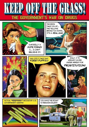 Keep Off the Grass!: The Government's War On Drugs: Keep Off the Grass (1970) / The Terrible Truth (1951) / Seduction of The Innocent (1961) / Drug Abuse: The Chemical Tomb (1969)