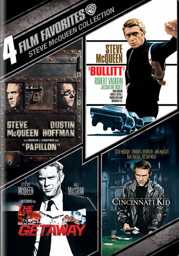 Steve McQueen Collection: 4 Film Favorites (Papillon / Bullitt / The Getaway / The Cincinnati Kid)