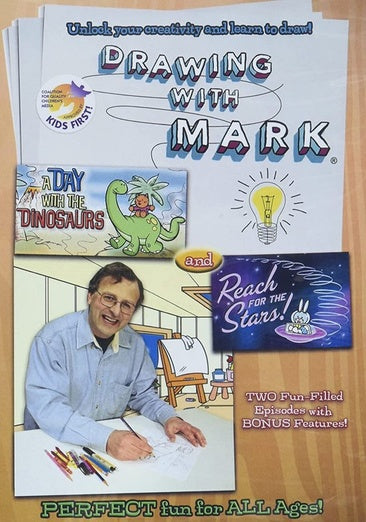 Drawing with Mark: A Day with the Dinosaurs & Reach for the Stars