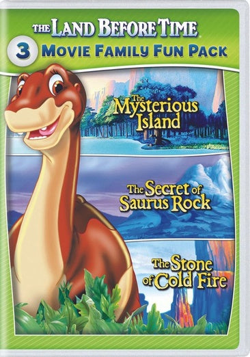 The Land Before Time V-VII 3-Movie Family Fun Pack (The Mysterious Island / The Secret of Saurus Rock / The Stone of Cold Fire)