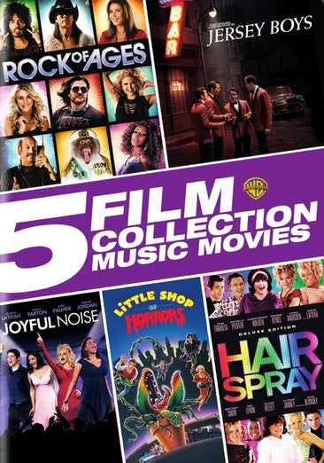 5 Film Collection: Music Movies (Rock of Ages / Jersey Boys / Joyful Noise / Little Shop of Horrors / Hairspray)