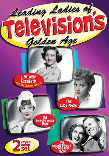 Leading Ladies of Television's Golden Age (Life with Elizabeth starring Betty White) - 2 DVD Embossed Tin!