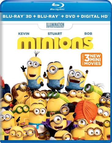 Minions (Blu-ray 3D + Blu-ray + DVD + DIGITAL HD)